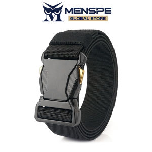 MENSPE เข็มขัดสำหรับผู้ชายเข็มขัดเข็มขัดแทคติคอลสำหรับกิจกรรมกลางแจ้งเข็มขัดปรับได้ฟรีสายรัดเอวไนลอนเข็มขัดกางเกงผ้าแคนวาสสำหรับกีฬาเยาวชนเข็มขัดไนลอนเรียบง่ายเข็มขัดกลางแจ้งปรับได้ความแข็งแรงสูง