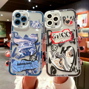 Case Vivo Y01 Y12S Y15S Y20 Y20S Y21 Y21A Y21E Y21S Y21T Y33S Y33T Casing Guci X Gloomy Block Estetic Transparant Premium