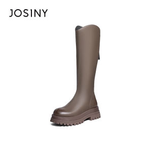 Josiny | Warm Insulation Trendy Slimming Ladies Thigh High Boots Winter New Knight Style Elastic