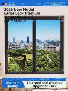 ZTION | Extra Large Lock Magnetic Self-Install Strong Anti-Mosquito Screen