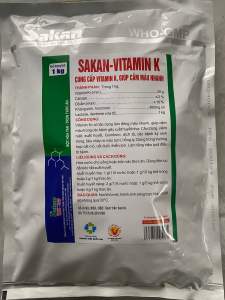 VITAMIN K (1kg) Bổ Sung vitamin K giúp cầm máu nhanh trên chó mèo gà ngan vịt lợn và vật nuôi khác
