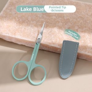 Brainbow | Pointed and Round Head Stainless Steel Makeup Brow Trimming Scissors