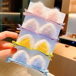 Jepit Rambut Korea Anak Perempuan Model Kuping Kucing Sepasang Aksesoris Jepitan Rambut kualitas import AK104 ZIORRA