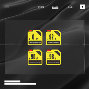 Luminous Reflective Car Decal Fuel Gauge Warning Waterproof Sticker for Electric Motorbike Decoration Auto Interior Accessories