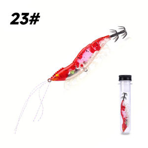 Weihe FISHING | Mồi Câu Tôm Gỗ WEIHE 10cm 11.5g Với Móc Dù Hai Lớp Mồi Câu Nước Mặn Dành Cho Câu Cá Trên Thuyền Biển