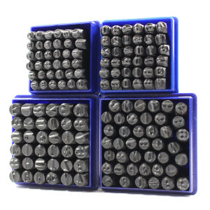 ชุดแผ่นลายเล็บมืออาชีพ36ชิ้น-ตัวปั๊มและตัวอักษรเหล็กคาร์บอนสำหรับหนังสังเคราะห์โลหะไม้และงานฝีมือ