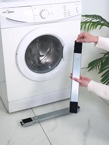 Fridge Movable Base Washing Machine Stand Fridge Mover Fridge Base Stand Waterproof Moisture-Proof Movable Shelf Universal Wheel