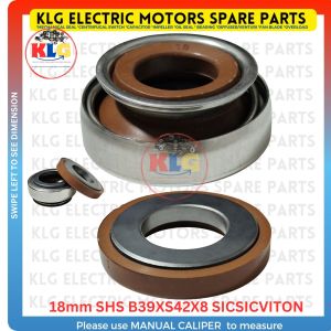 Mechanical seal 18mm SHS B39XS42X8 SSV | Shaft seal for water pump