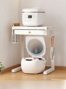 Giá Để Đồ Nhà Bếp Bằng Kim Loại Chống Gỉ Giá Để Đồ Để Nồi Cơm Điện Giá Để Đồ Lò Vi Sóng Giá Để Đồ Máy Chiên Không Dầu Giá Để Đồ Dùng Nhà Bếp Kiểu Nhật