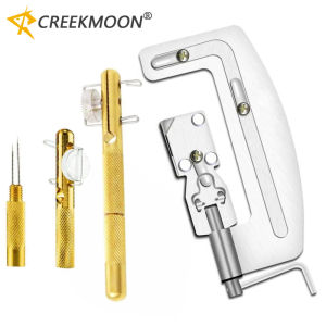 Semi Automatic Fishing Line Knot Tying Machine Double-Headed Needle Aluminum Alloy Fishhook Tier Device Quick Fast Knot Maker