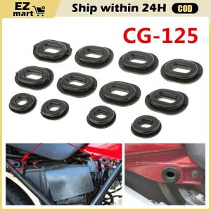 6/12 pcs Rubber Grommet Single Side Panel Fairing Washer Side Panel Black Rubber Grommets Motorcycle Accessories for Yamaha Suzuki Honda Kawasaki