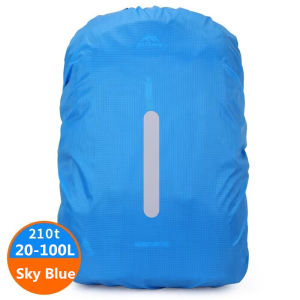 New Reflective Waterproof Backpack Rain Cover 20L-100L Outdoor Night Cycling Safety Light Raincover Case Bag Camping Hiking