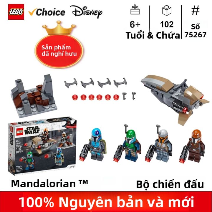LEGO 75267 Star Wars Mandalorian Battle Pack 102 PCS Với Shock Troopers Món Quà Tuyệt Vời Dành Cho Người Hâm Mộ Mọi Lứa Tuổi Khối Xây Dựng Sưu Tầm