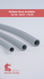 Chihiros Filter Hose Pro Grey ( 3 meters) food-grade silicone filter hose