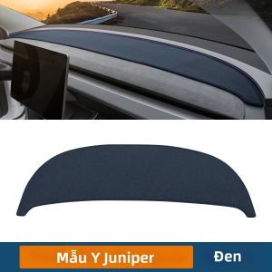 Tấm Che Nắng Taplo Xe Tesla Model Y Juniper Chất Liệu Flannel Chống Trơn Trượt Phụ Kiện Bàn Điều Khiển Dành Cho Các Mẫu Xe 2025 2026