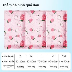 MONLEYTA | Thảm ngủ mát mẻ cho thú cưng Thảm lót cho mèo mùa hè Thảm lót chống cắn cho chó Thảm lót chống trượt cho mèo