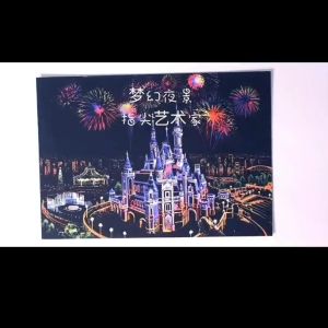 Lukisan Gores Diy Painting Scratch Gliter Paint Dengan Goresan