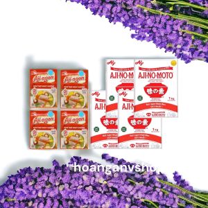 Bột Ngọt Ajinomoto 1 kg Hạt Nhỏ ( Combo 4 gói ) - Tặng 4 gói Hạt Nêm Aji Ngon 55g