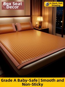 Premium Mahjong Mat Summer Bamboo Cooling Mat Natural Bamboo Block