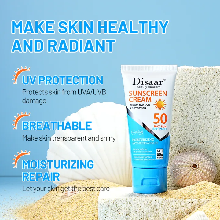 Disaar Beauty skincare Facial Sunscreen Cream SPF 50 PA+
