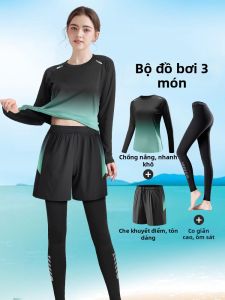 HROLRN | Bộ Đồ Bơi Dài Tay và Quần Dài Bảo Vệ Da cho Phụ Nữ Thiết Kế Tách Riêng dành cho Size Lớn