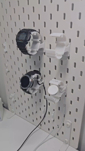 Watch Holder | Normal Watch & Smartwatch Charging Versions | for IKEA SKÅDIS Pegboard | by 3DPSolver