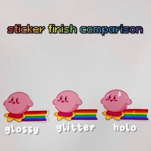 moonchiine | Kirby Waterproof Stickers / Journal Stickers / Sticker Bomb