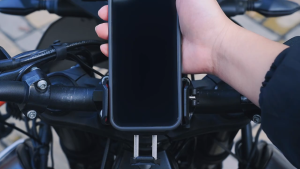 Phone Holder MH1 Motor Motowolf Quick Release Anti Getar Premium