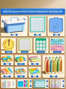 MINGZHUO | Educational Math Kit Square and 3D Shapes School Supplies