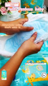 Penbose Breathable & Comfortable Disposable Diapers with Pull-Up Tapes for Babies 6-14kg - Multi-Size 50Pcs Ship from DAVAO