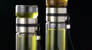 Glass Water Bottle Double Wall 450ML Glass Bottle Tea Water Separation Glass Mugs Creative Drinking Cup 双层隔热茶水分离杯