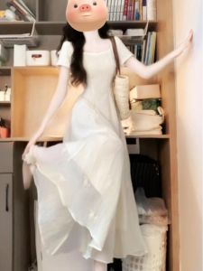 CHANGTONG | Đầm Dài Mơ Màng Mùa Hè Pháp Elegante