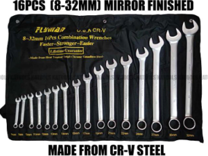 KATOOLS ~ Flyman Original 16pcs Combination Wrench Set 8-32mm