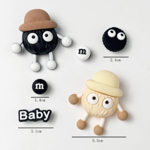 6PCS Fashion Shoe Charms Set Accessories Hole Shoe Buckle Cute Cartoon DIY 3D Shoes Decorations for Clogs Bogg Bag Slides