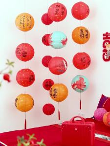 30cm Multi Color Paper Lantern Foldable Paper Lanterns for Home Wedding Scene Birthday New Year Holiday Festival Party Decor
