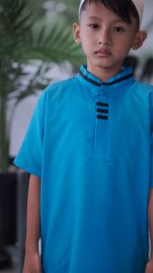 Baju Koko Anak Laki Laki Model Lis Jubah Gamis Anak Bonus Peci