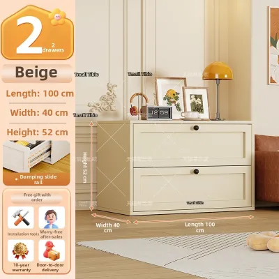 DIBIOU | Steel Storage Drawer Cabinet