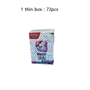 Bandai | 50/360PCS Pokemon Card Prismatic Scarlet & Violet DR MEGA Evolutions AH ME01 151 English Booster Battle Collection Game Cards