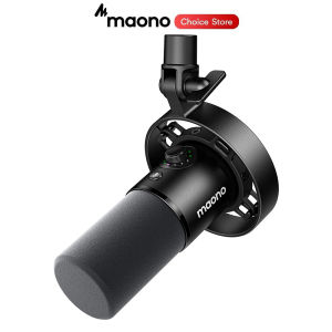 MAONO | MAONO PD300X Dynamic Microphone XLR USB Podcast Microphone 192kHz/24bit Mic for Content Creation Home Audio Studio Recording