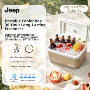 Jeep | Insulated Cooling Box Portable For Camping Commercial Vehicle