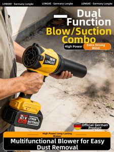 LONGKE | High Pressure Dust Blowing Gun Portable Powerful Turbine