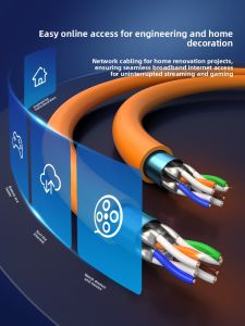 Choseal | Dây Mạng Đồng CAT6A 10Gbps Chắn kép