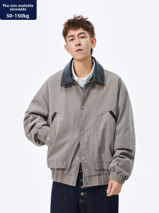 JIUSENBAO | Relaxed Fit Mens Autumn Jacket