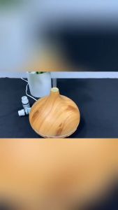 Máy Xông Tinh Dầu Vân Gỗ Nhiều Màu Có Remote Điều Khiển Từ Xa