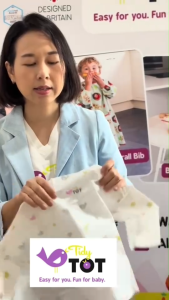 Tidy Tot เสื้อกันเปื้อนเด็กแบบใช้แล้วทิ้ง (10Pack)