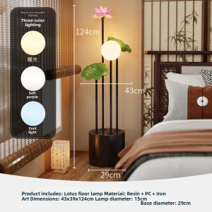 CHUCHEN | Bedroom Floor Lamp for Ambient Lighting