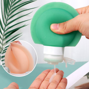 ขวดจ่ายโลชั่นซิลิโคนขนาด60/90มล. แบบพกพารีฟิลได้โทนเนอร์ครีมอาบน้ำเจลหลอดบีบขวดใส่โลชั่นใช้ซ้ำได้สำหรับเดินทาง