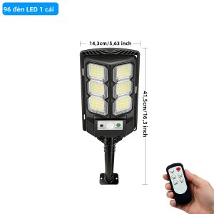 Đèn Năng Lượng Mặt Trời 192 LED Trang Trí Sân Vườn Ngoài Trời IP65 Tích Hợp Cảm Biến Chuyển Động 3 Chế Độ Tự Động Bật Tắt Khi Trời Tối Và Sáng Đèn Gắn Tường LED Cho Cửa Trước Và Sân Vườn