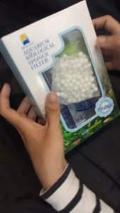 Sponge Filter Xinyou XY2880 Untuk Aquarium 100 liter Bio Foam Ceramic Ball Hemat Aerator by Zeng Aquatic