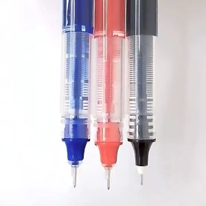 14 Colors Straight liquid Gel Pen Quick drying Large capacity Colorful Pens 0.5mm Rollerball School office Stat